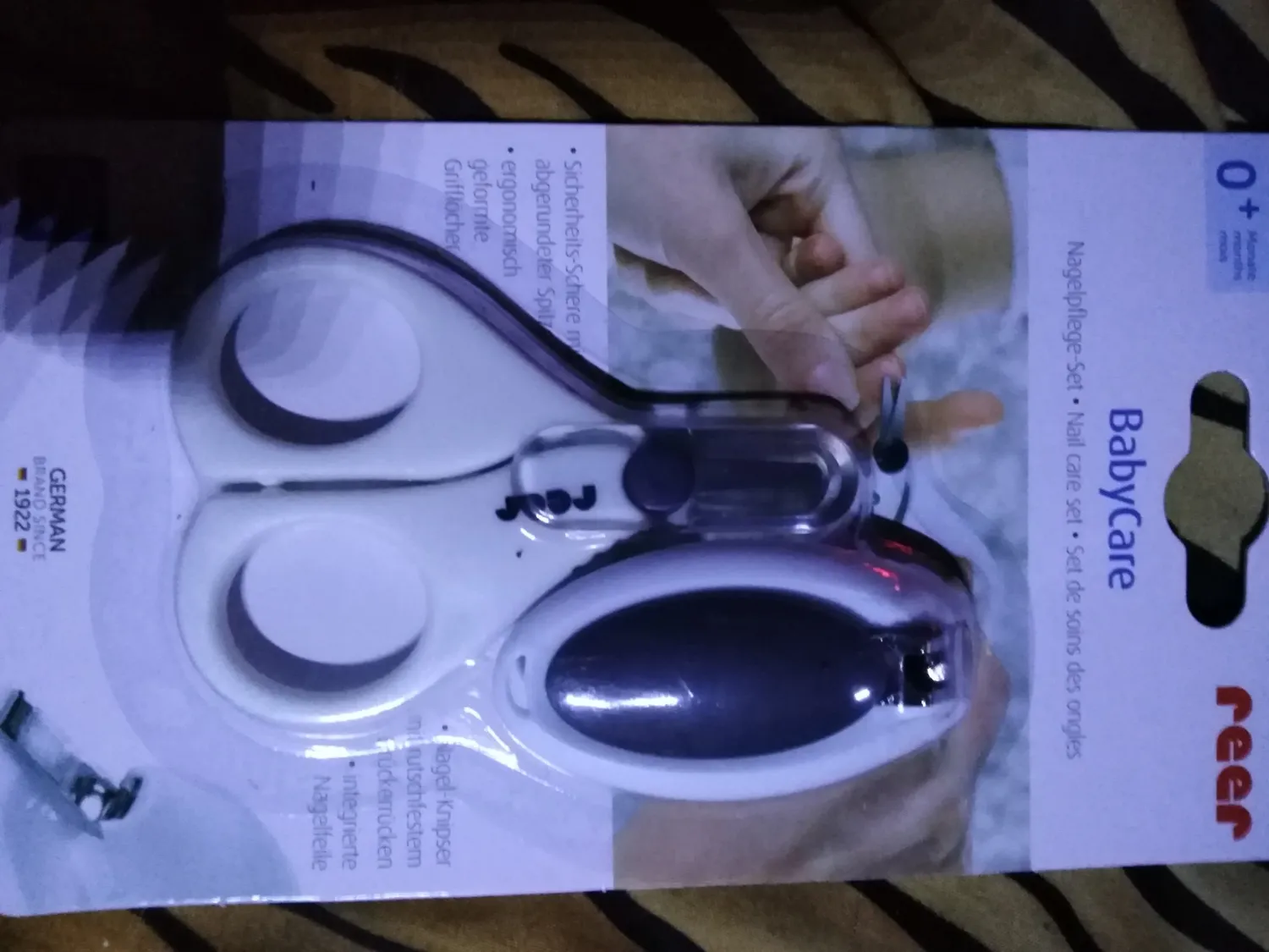 reer BabyCare Nagelpflege-Set Schere Knipser weiß