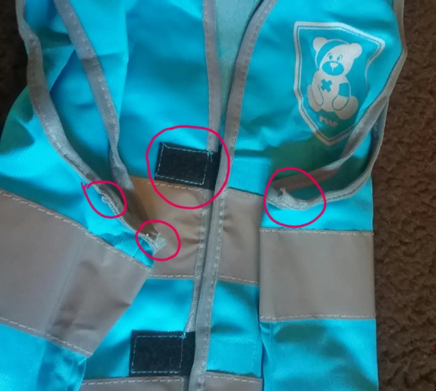 Reer MyBuddyGuard 53115 Kinder Sicherheitsweste gelb S