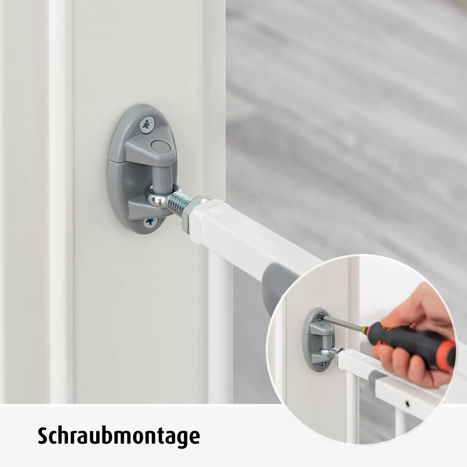 Reer Basic Türgitter zum Schrauben 68-106 cm Metall