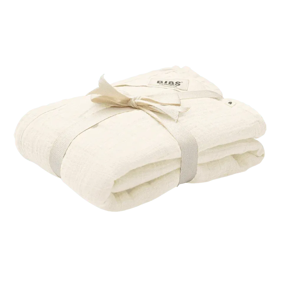 BIBS Musselin Mulltuch 120x120 cm Ivory Bio-Baumwolle