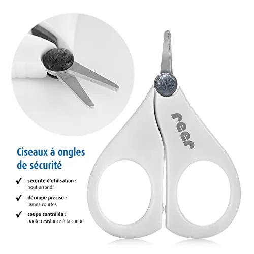 reer BabyCare Nagelpflege-Set Schere Knipser weiß