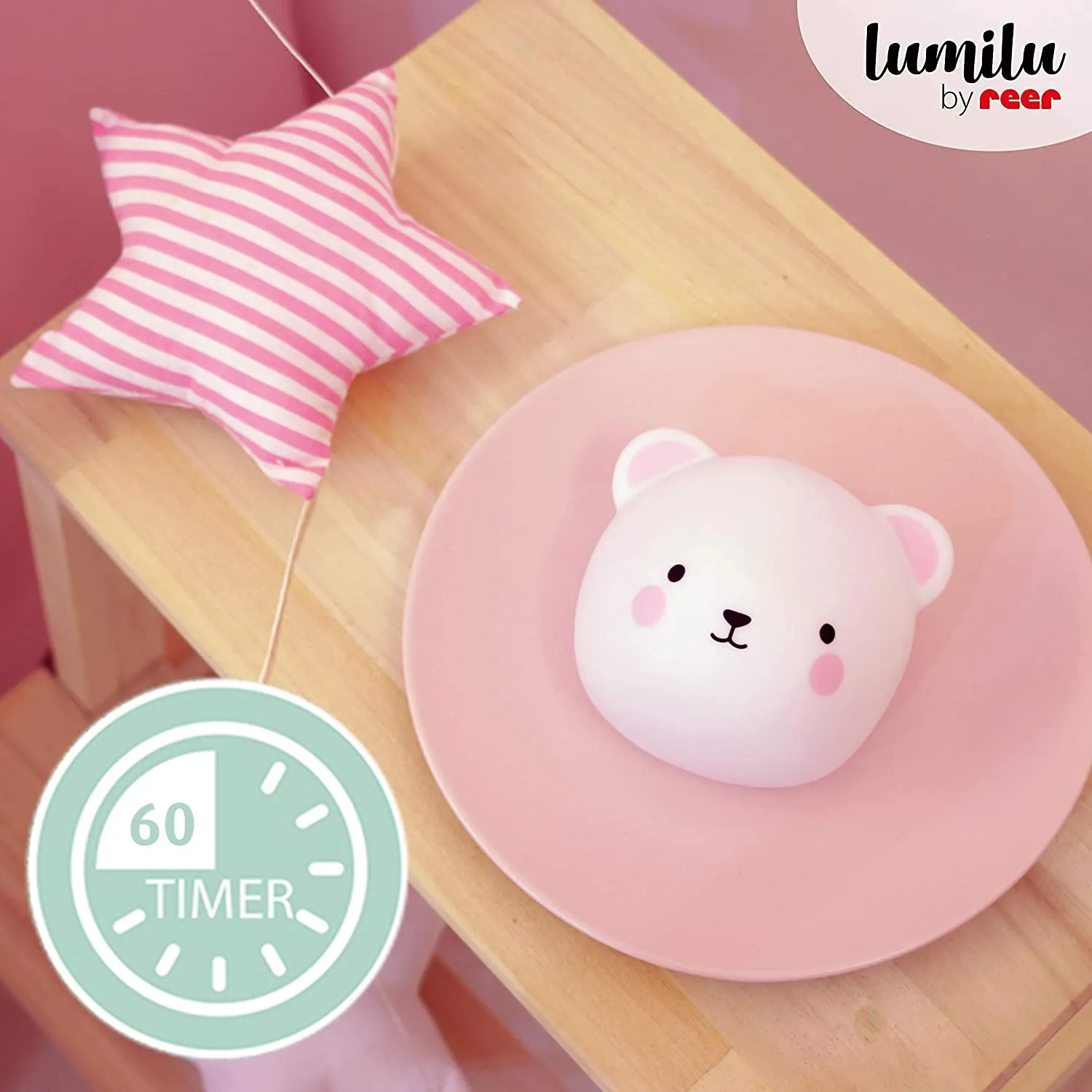 Reer lumilu Touch Light Bear Nachtlicht weiß Bär