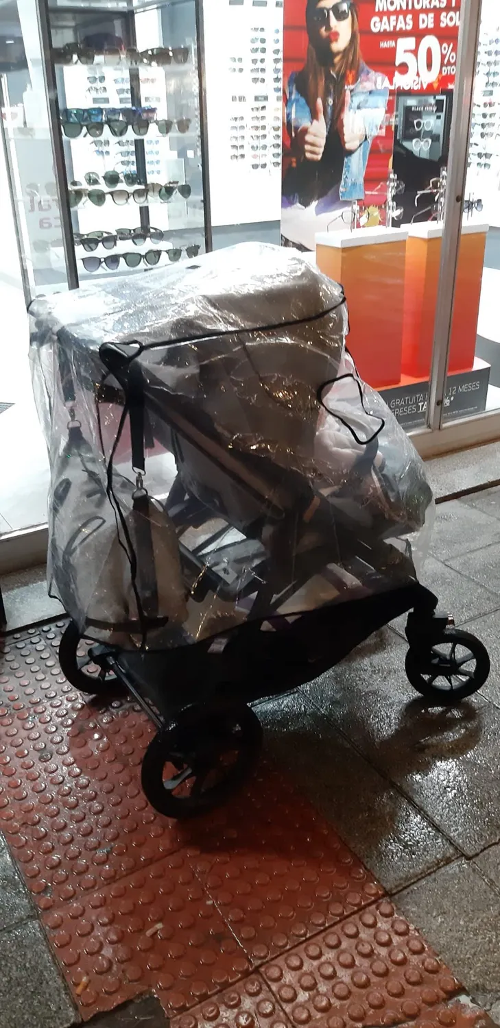 Reer RainCover Active Regenschutz Buggy transparent