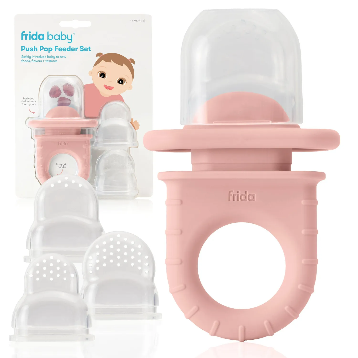 Frida Baby Push Pop Fruchtsauger Set Silikon