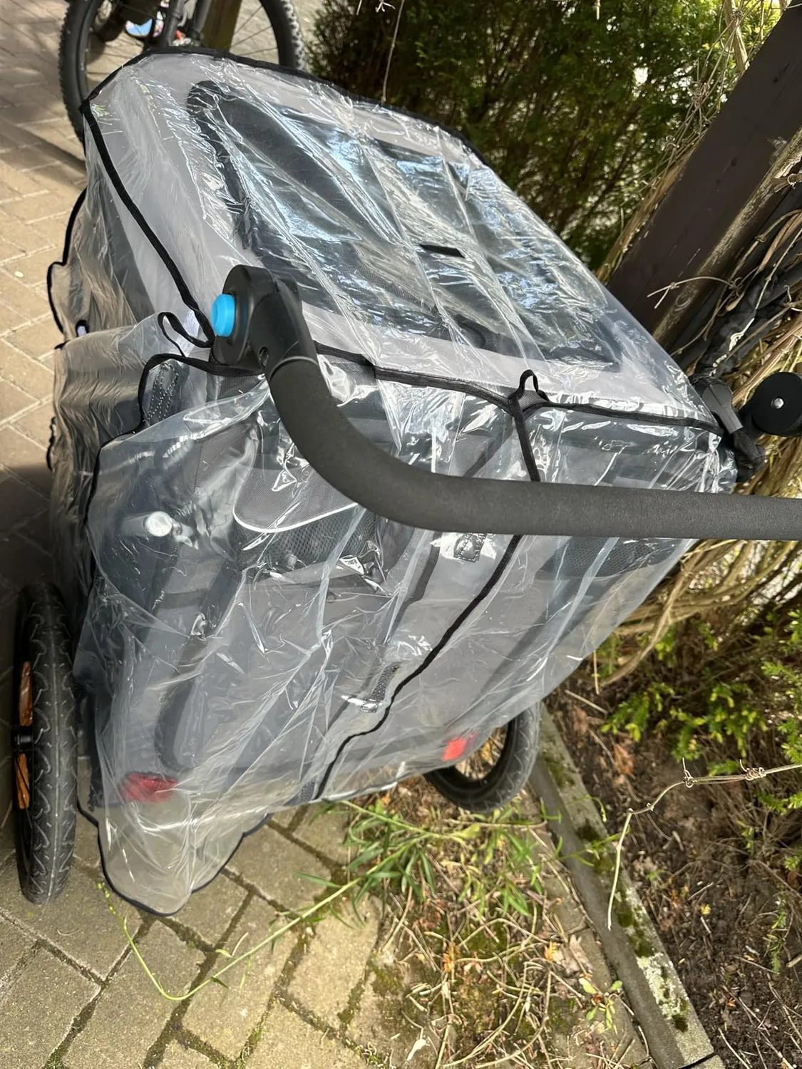 Reer RainCover Twin Regenschutz Zwillingswagen PVC-frei