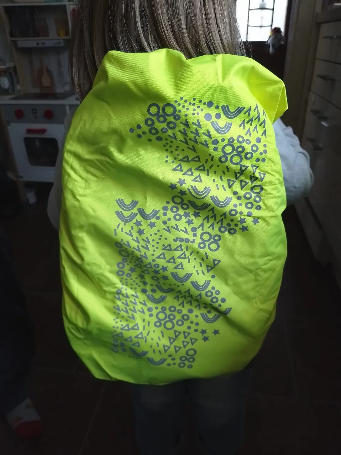 reer MyBuddyGuard Rucksackcover M Regenhülle neongelb
