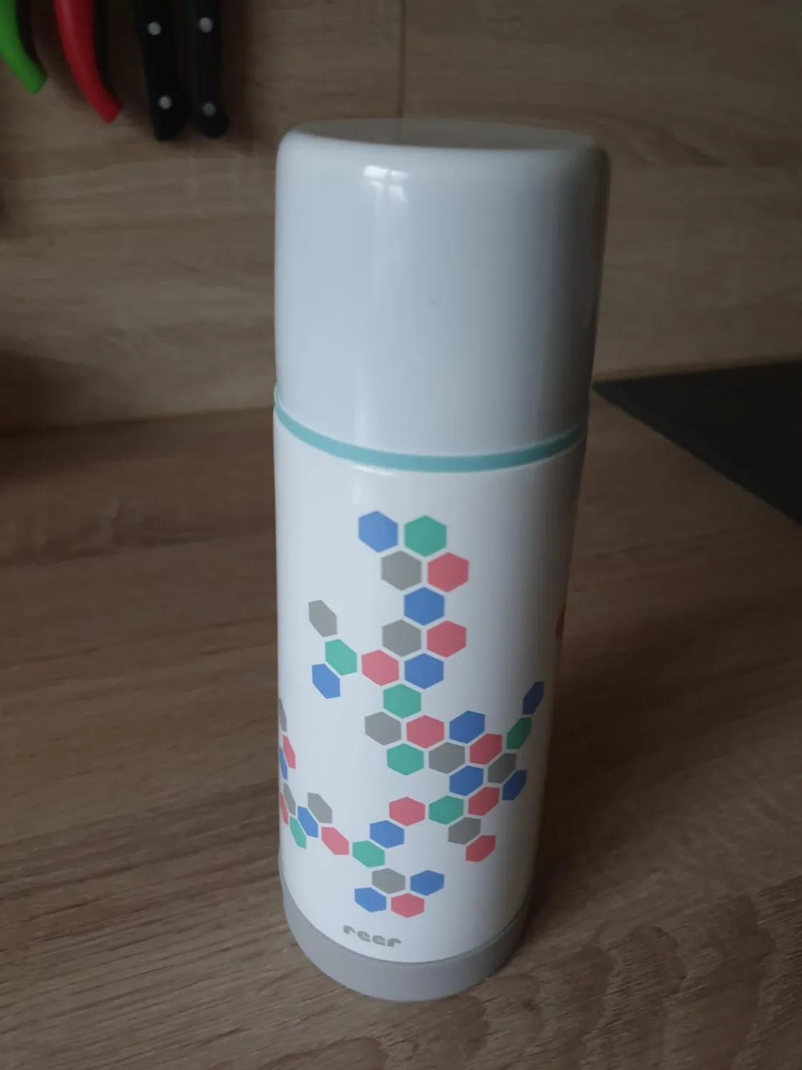 Reer 90310 DesignLine Isolierflasche 350 ml Edelstahl