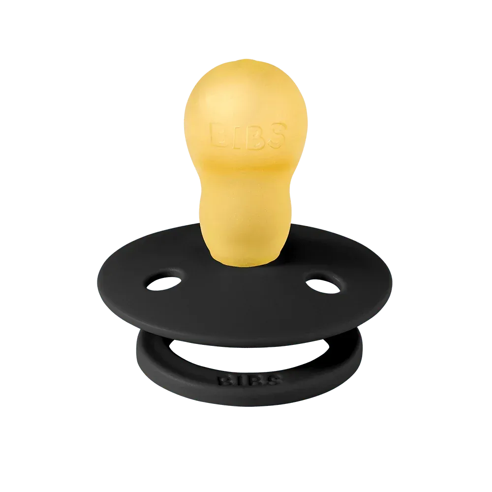 BIBS Colour Schnuller 2er-Pack Cloud Black Latex