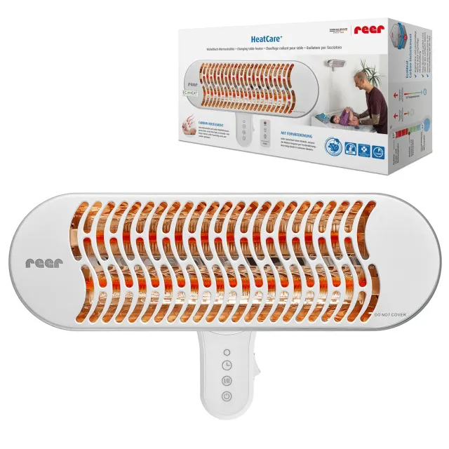 Reer HeatCare+ Wickeltisch Wärmestrahler mit Fernbedienung