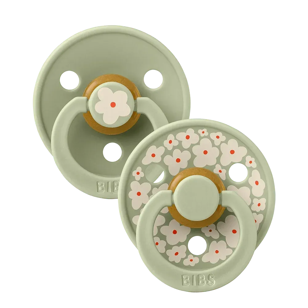 BIBS Studio Colour Schnuller 2er-Pack Jasmine Sage Latex