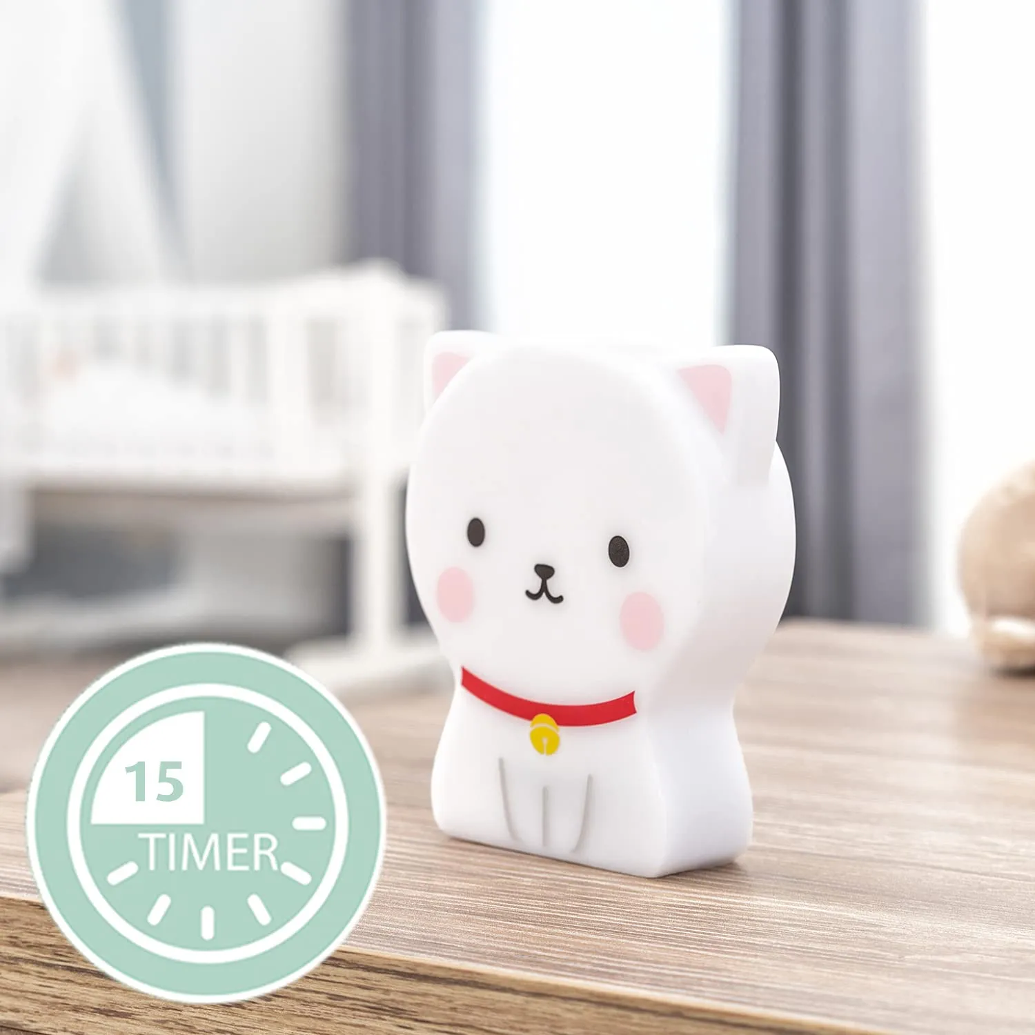 reer lumilu Cute Friends Katze Nachtlicht weiß