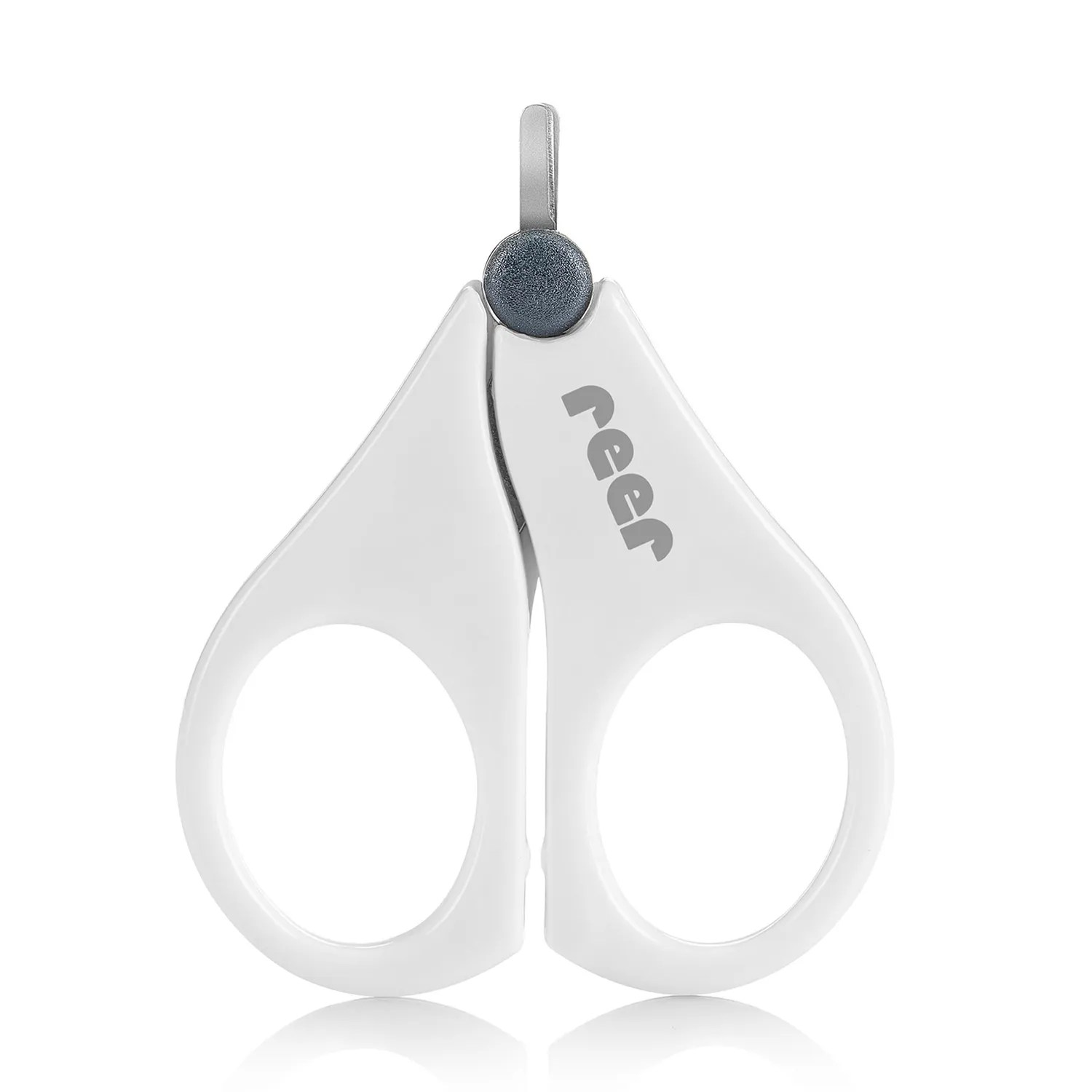 Reer BabyCare 81060 Baby-Nagelschere weiß abgerundet