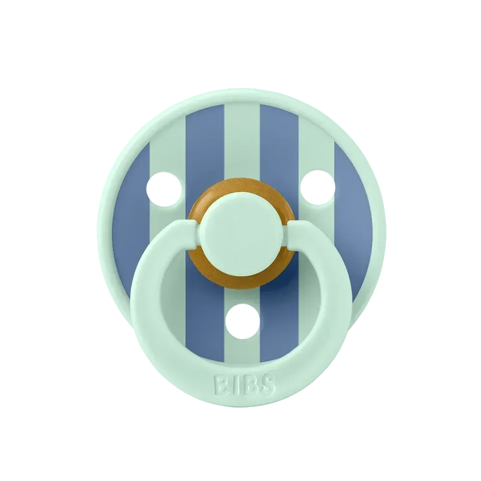 BIBS Studio Colour Block Schnuller Nordic Mint/Petrol Latex