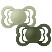 BIBS Supreme Schnuller 2er Ivory Sage flach symmetrisch