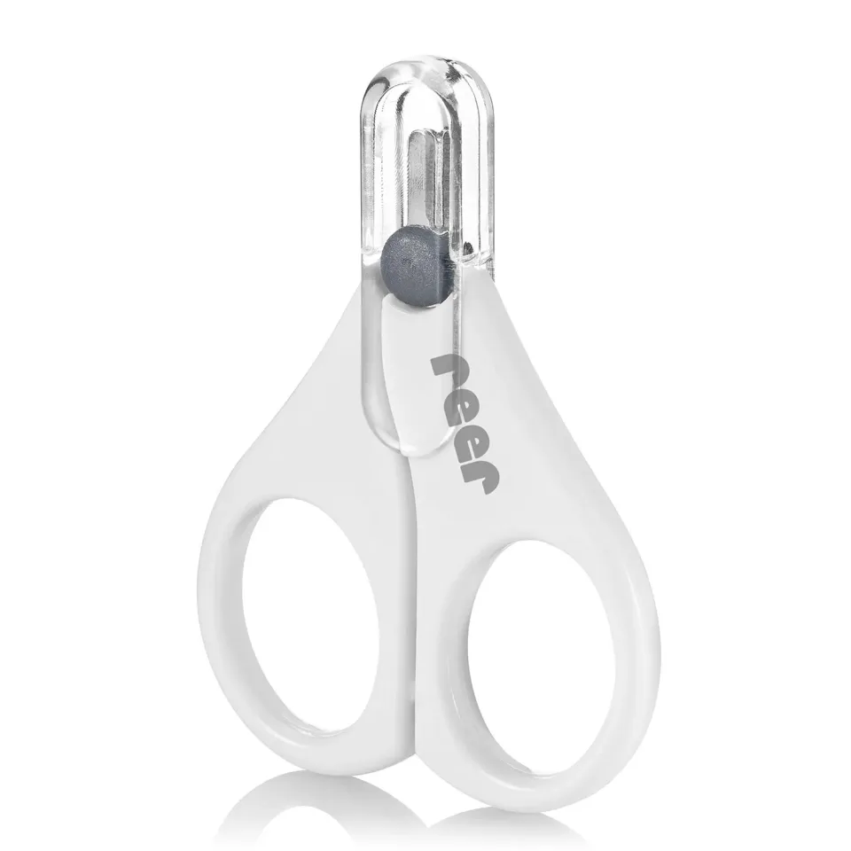 Reer BabyCare 81060 Baby-Nagelschere weiß abgerundet