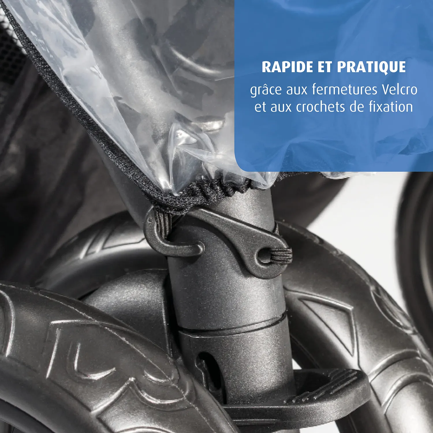 reer RainCover Duo Regenschutz Zwillingswagen PVC-frei