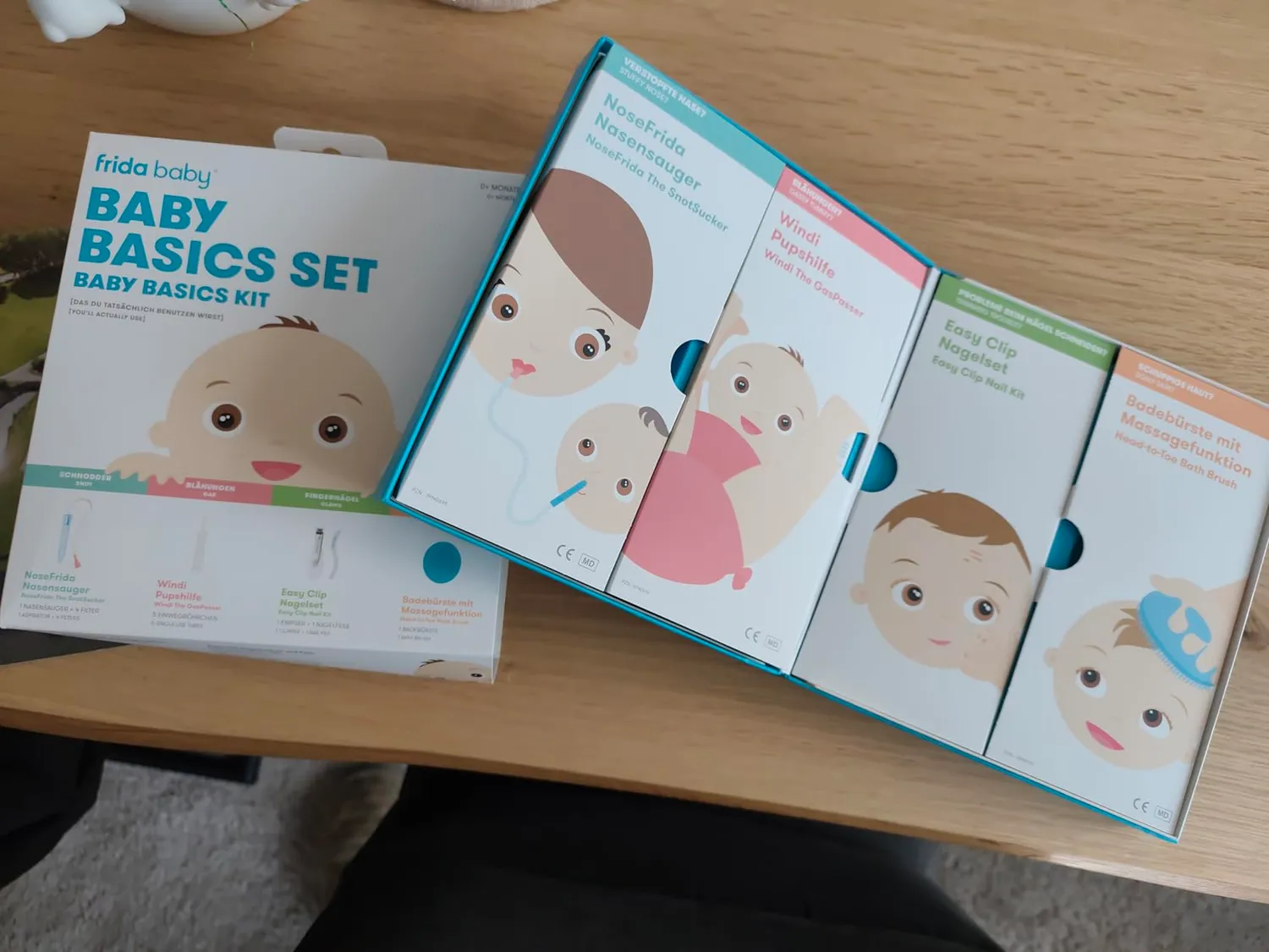 Frida Baby Basics Kit Pflegeset 4-teilig ab Geburt Schnupfenhilfe