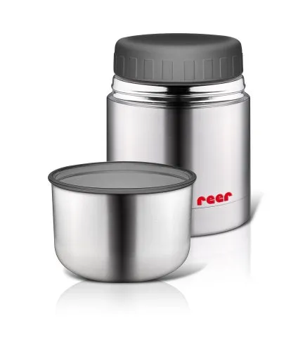 Reer 90430 Warmhaltebox Edelstahl 350 ml mit Becher