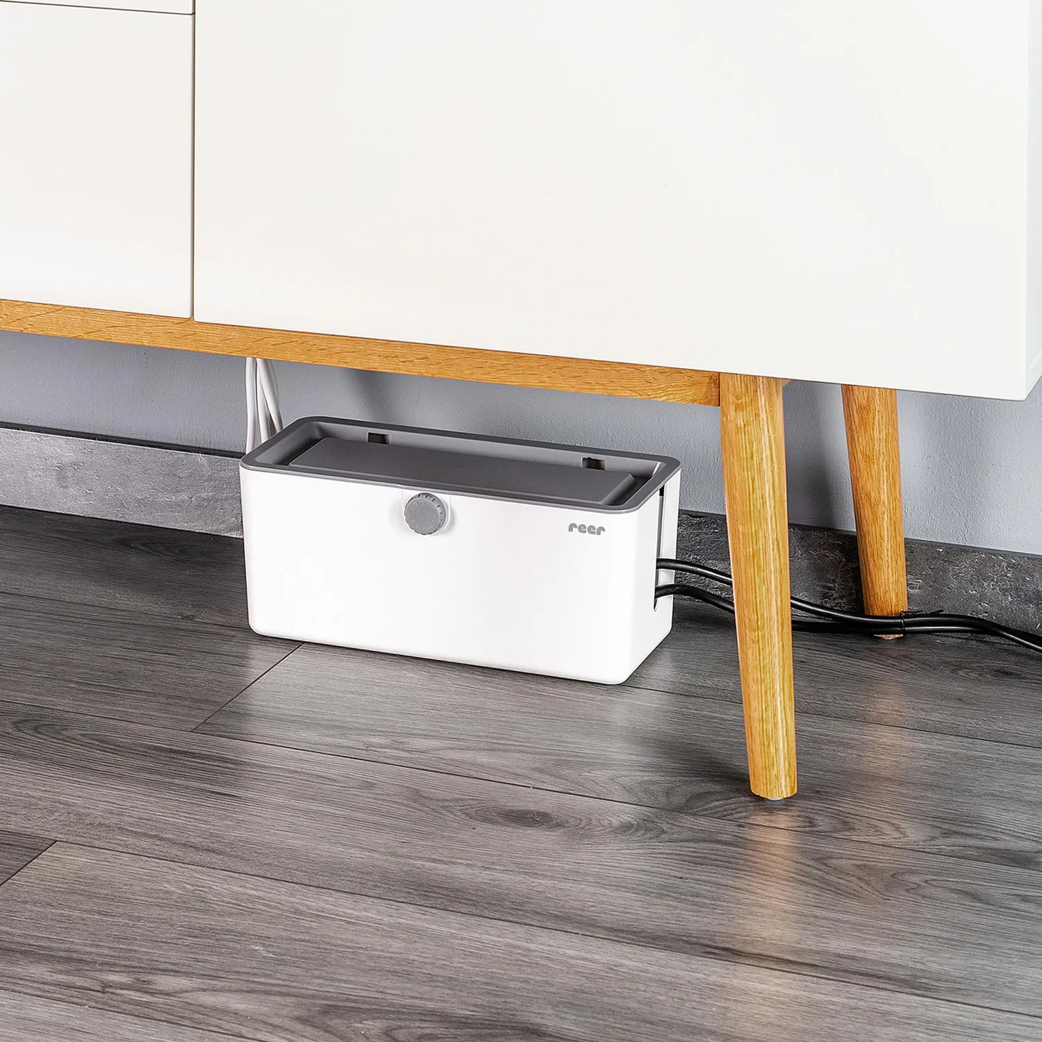 reer 78020 CableGuard Kabelbox weiß kindersicher