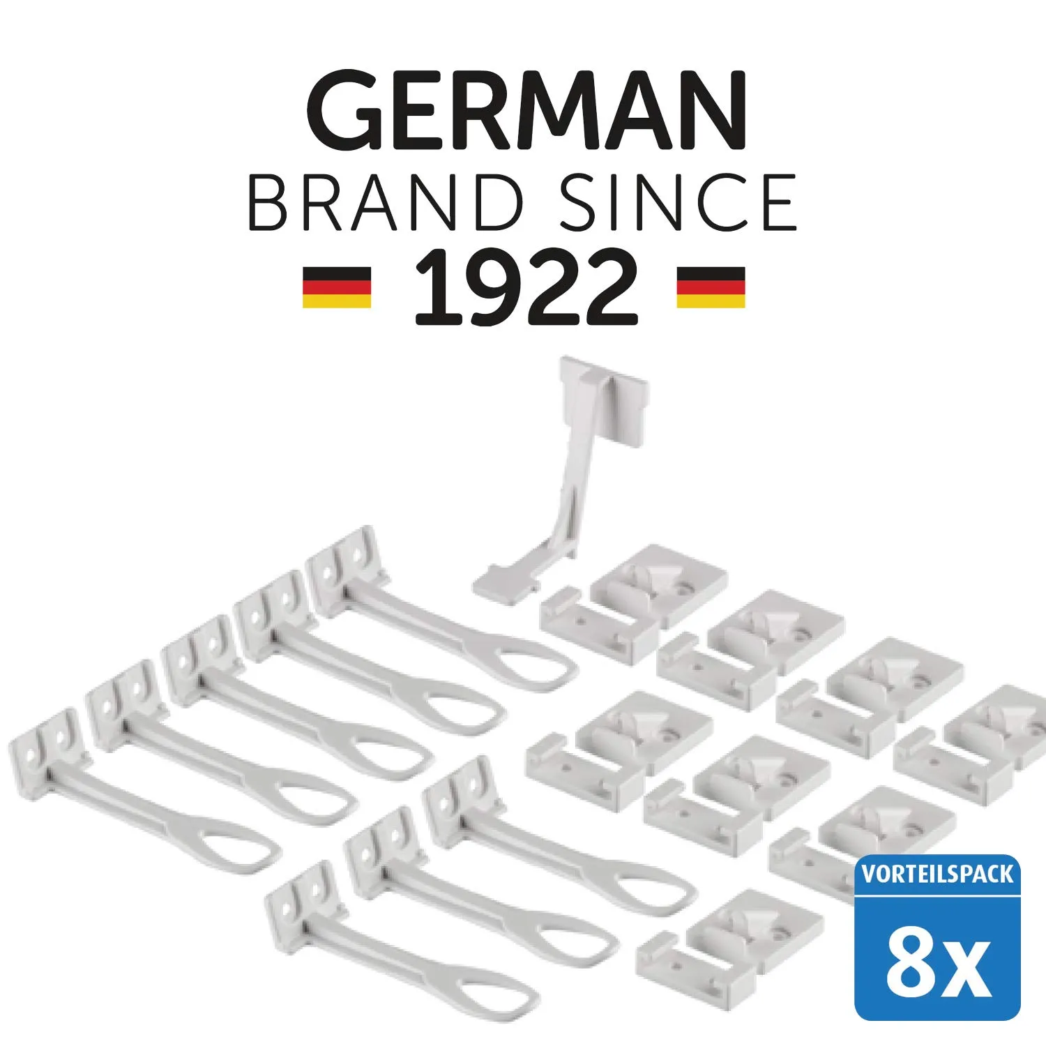 reer 71020 Schrank- u. Schubladensicherung weiß 8 Stück