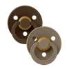BIBS Colour Schnuller 2er-Pack Dark Oak Latex