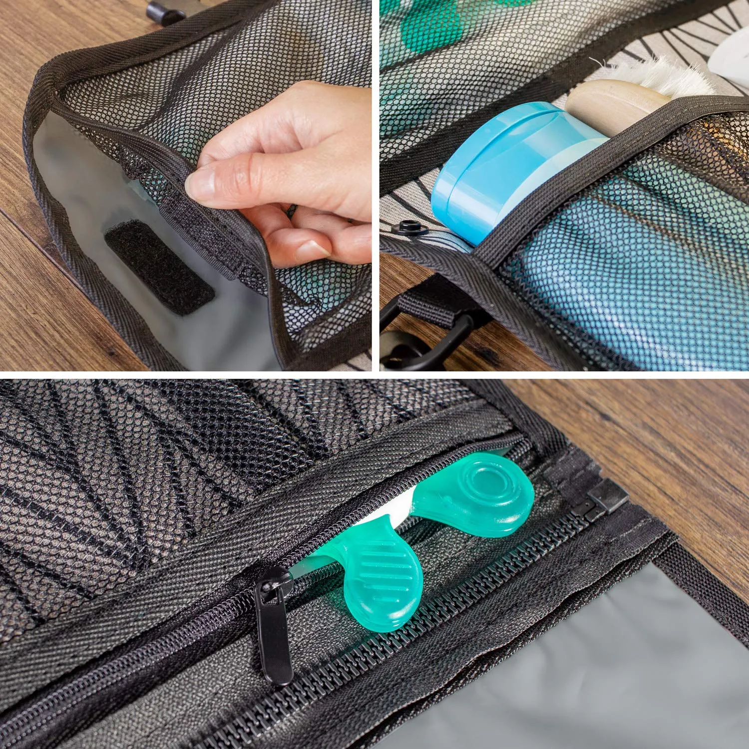 Reer Clip&Go Wickeltasche mehrfarbig mit Wickelauflage abwaschbar