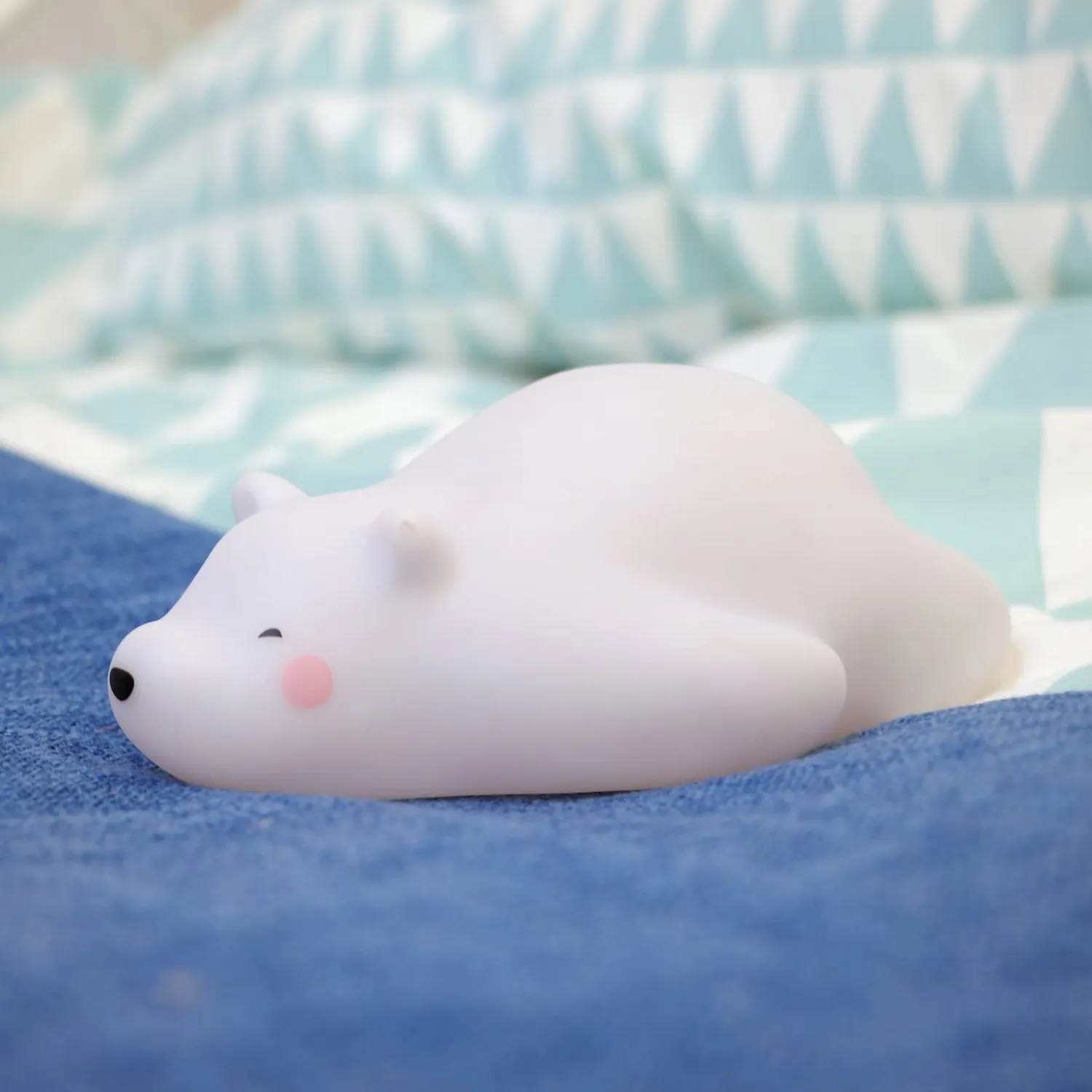 reer lumilu Lazy Friends Bear Nachtlicht weiß