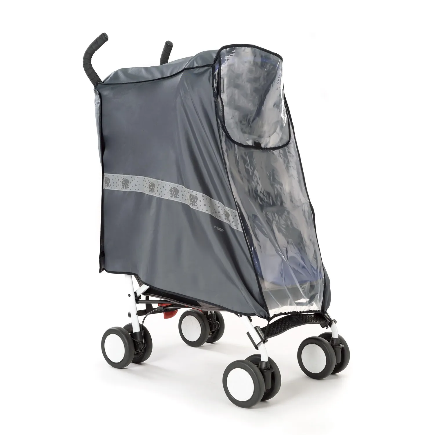 Reer DesignLine RainSafe Activ Regenschutz Buggy Reflektierend