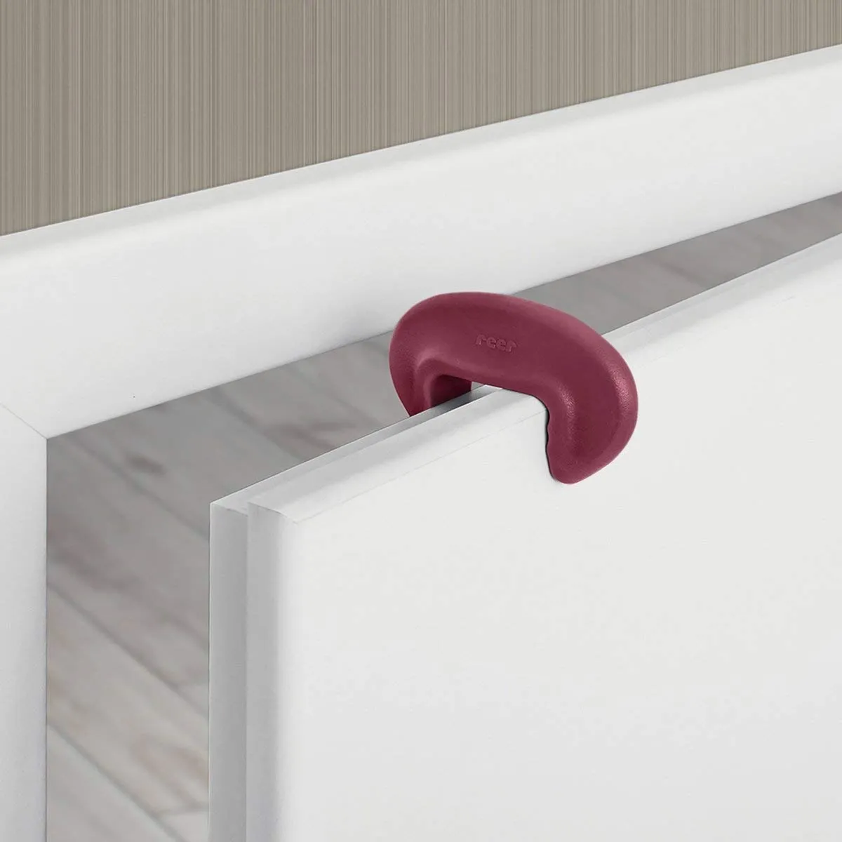reer Finger-Klemm-Schutz Tür-Stopper Beerenrot 30-45 mm