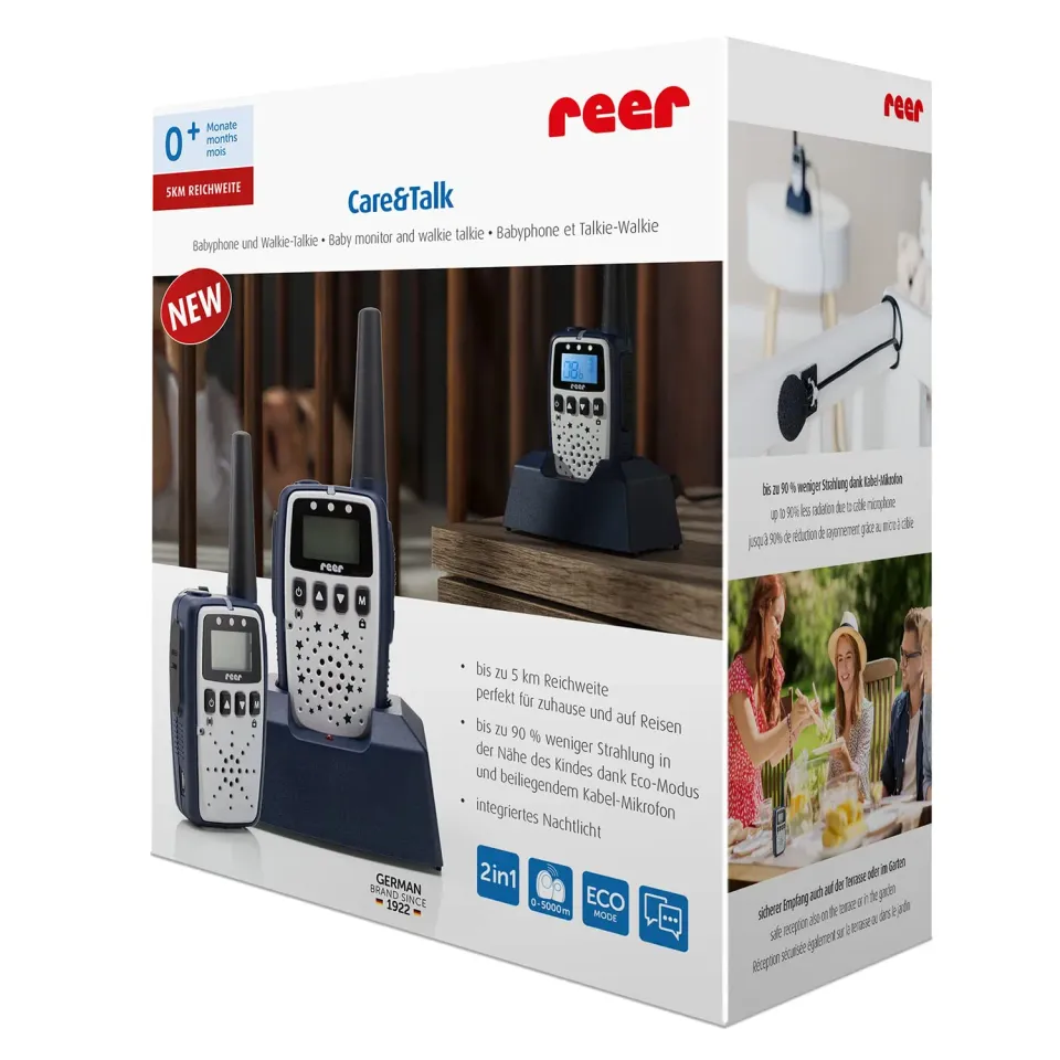 Reer Care&Talk 2in1 Babyphone Walkie-Talkie 5 km