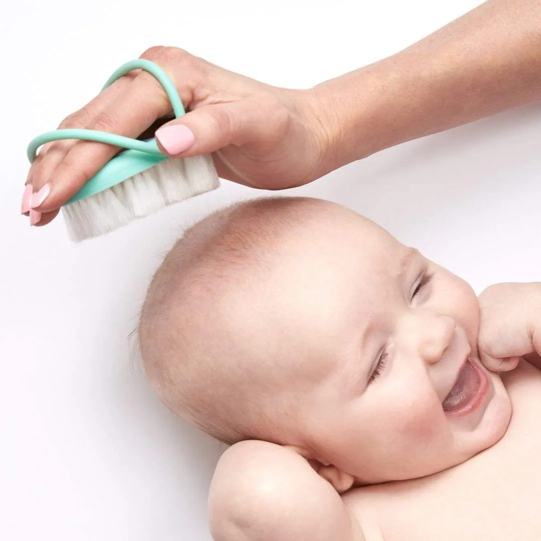 Frida Baby Haarbürste Kamm Set weich mit Box