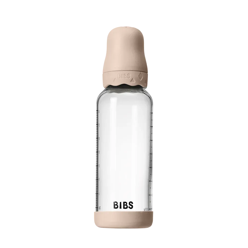 BIBS Boheme Baby Glasflasche 240 ml Blush Latex