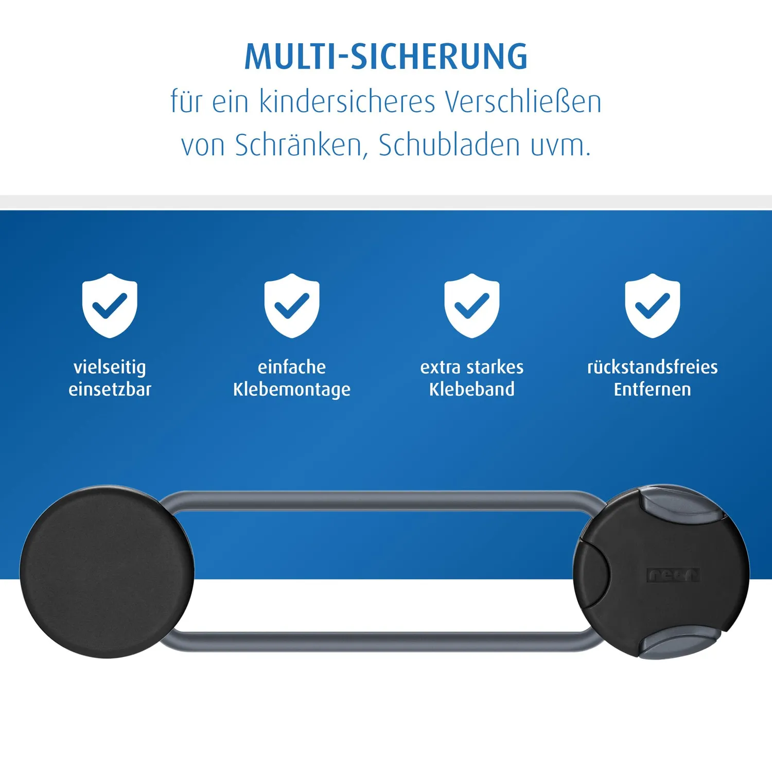 Reer Multi-Sicherung Kindersicherung Anthrazit Standard 1 Stück