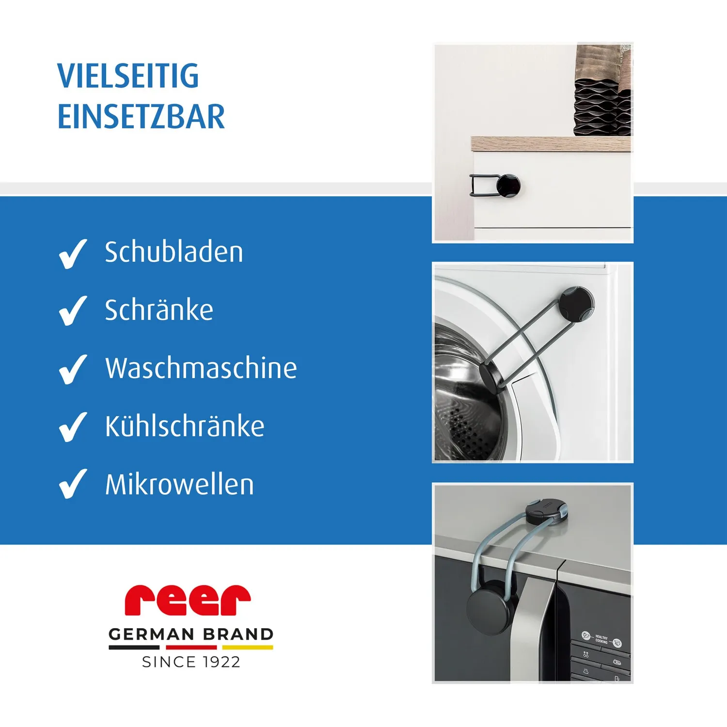 Reer Multi-Sicherung Kindersicherung Anthrazit Standard 1 Stück