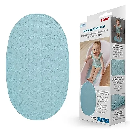reer MyHappyBath Badewannenmatte 42x25 cm blau Wal