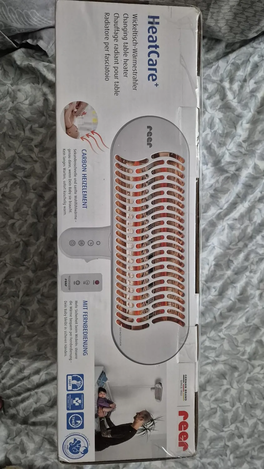 Reer HeatCare+ Wickeltisch Wärmestrahler mit Fernbedienung
