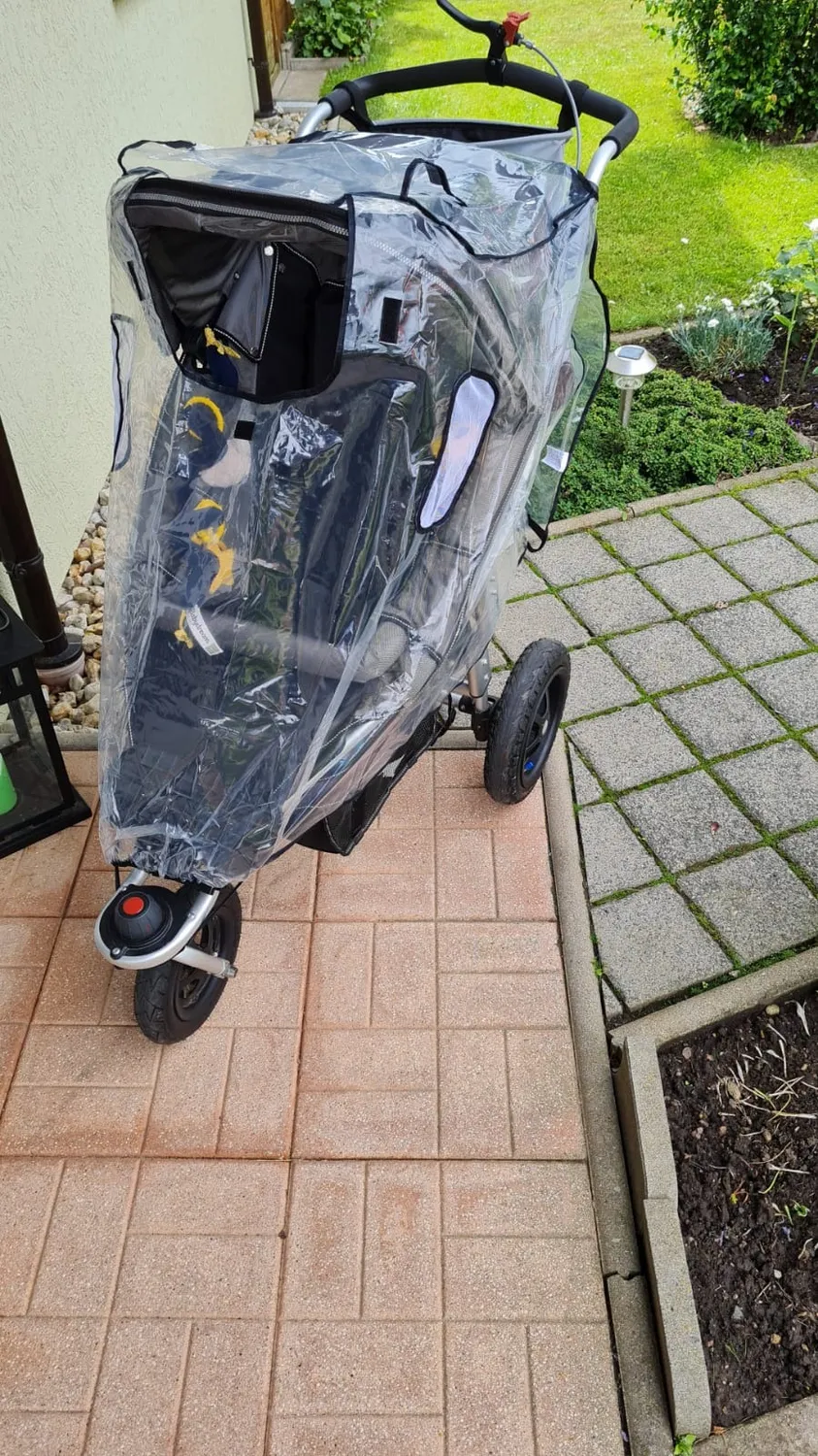 Reer RainCover Active Regenschutz Buggy transparent