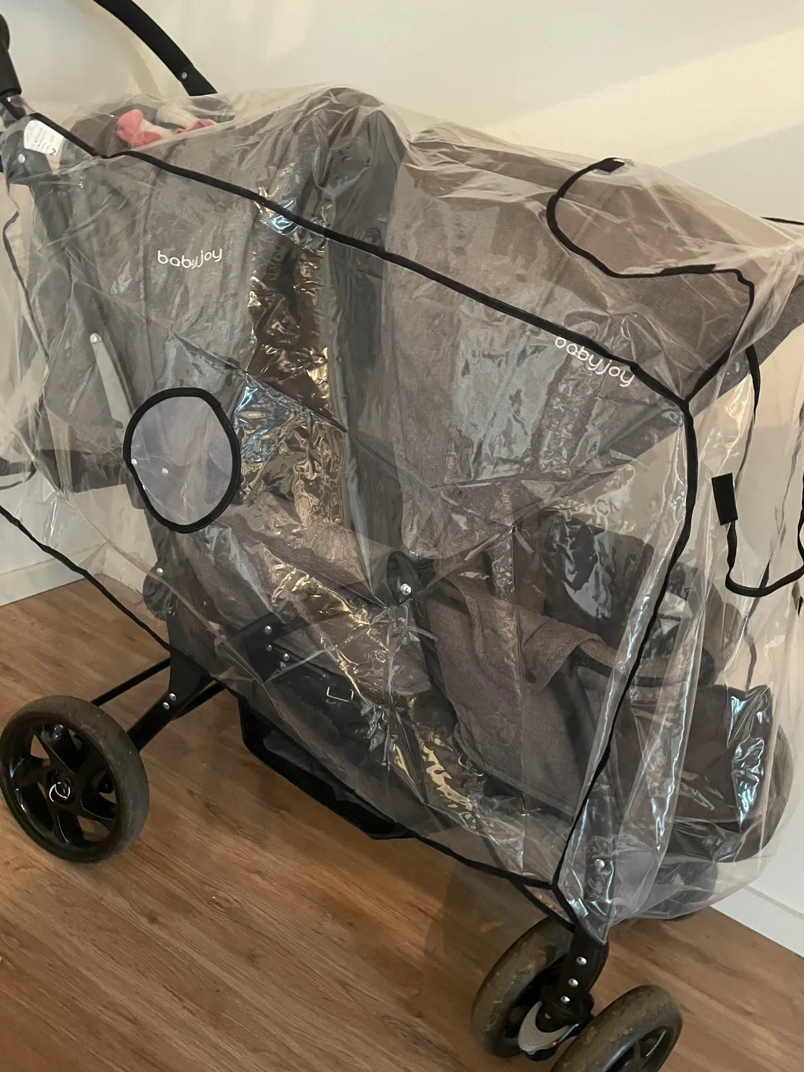 reer RainCover Duo Regenschutz Zwillingswagen PVC-frei