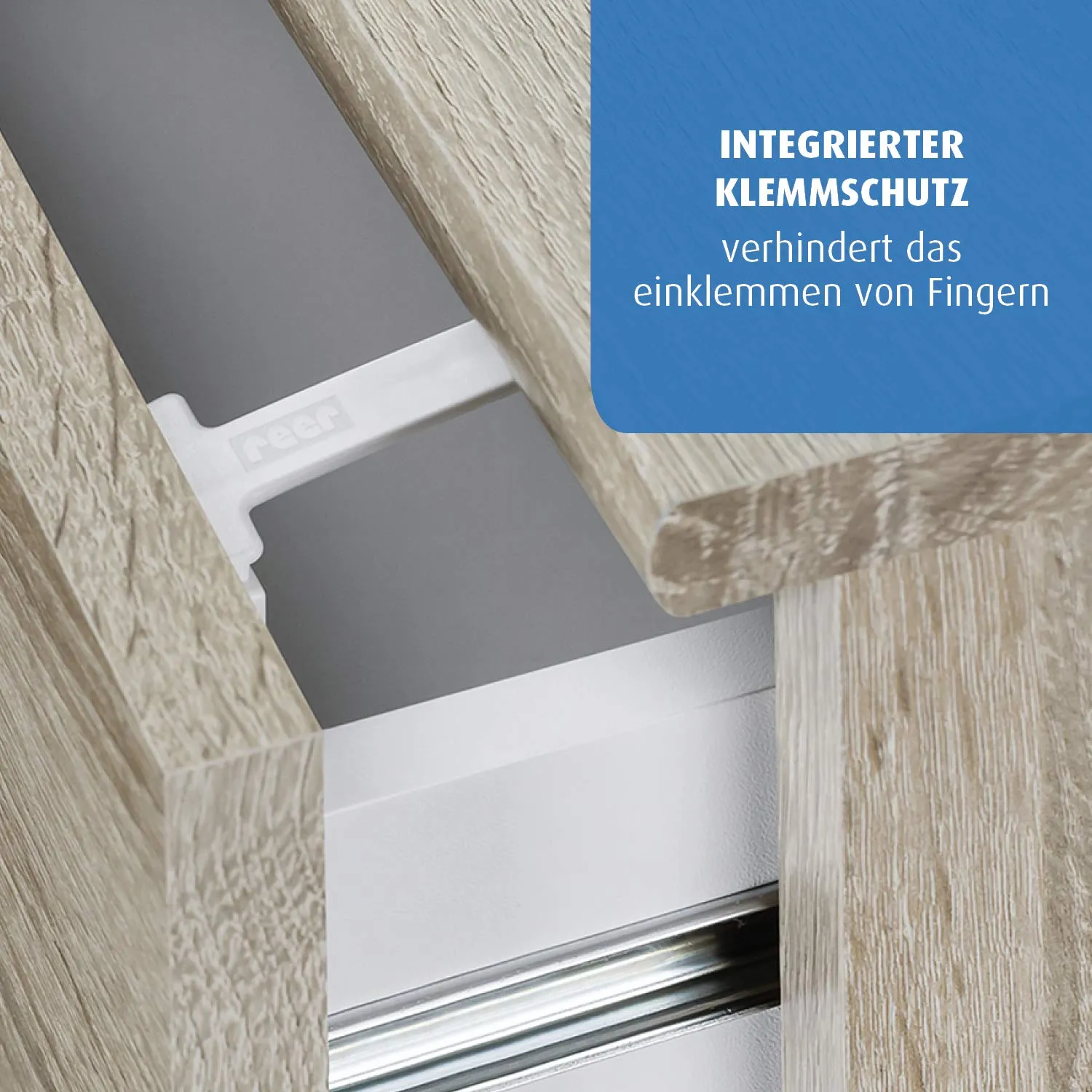 reer 71020 Schrank- u. Schubladensicherung weiß 8 Stück