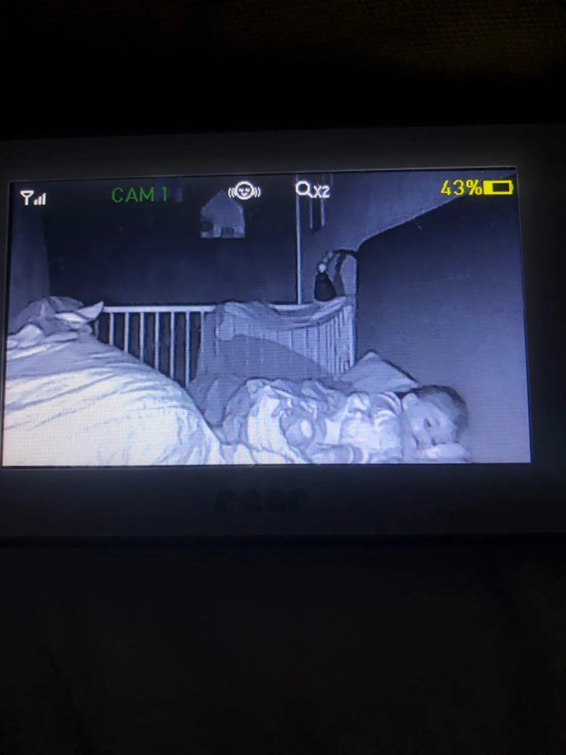 reer 80440 BabyCam XL Video-Babyphone weiß 4,3 Zoll