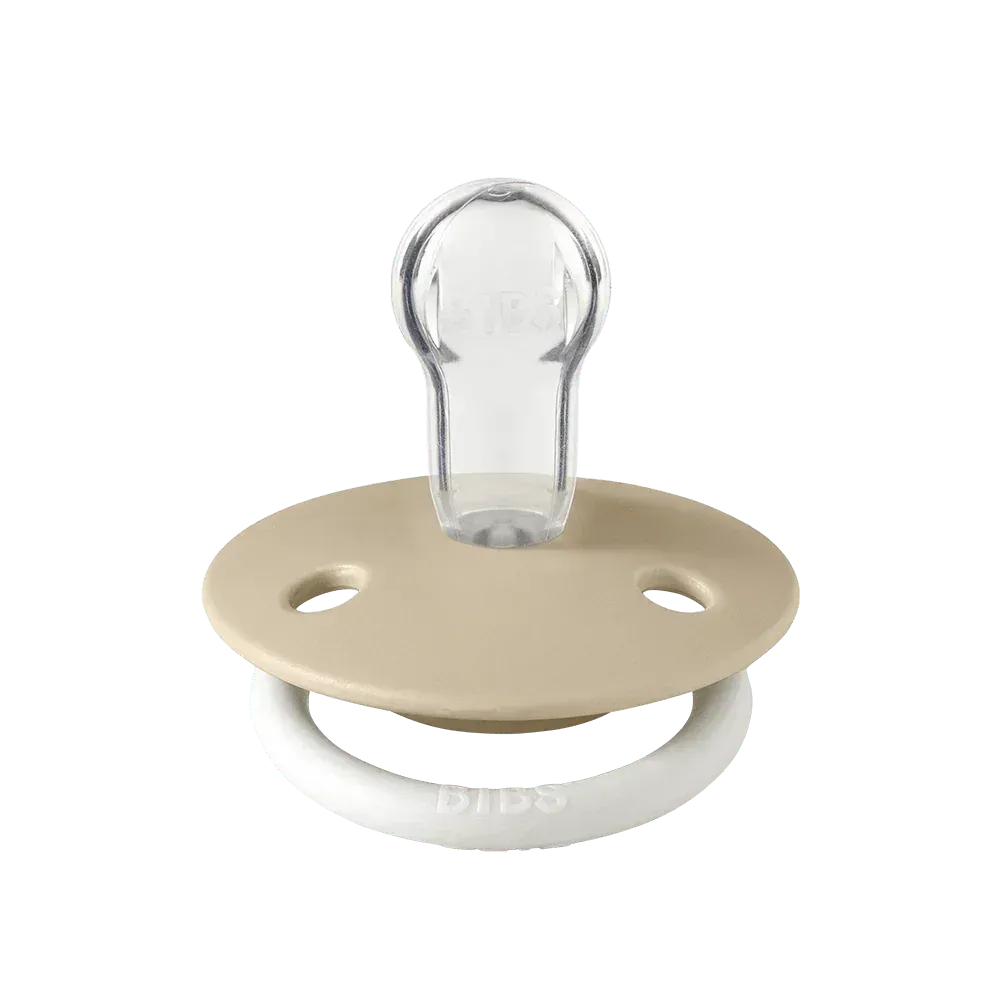 BIBS De Lux GLOW Schnuller Vanilla nachtleuchtend