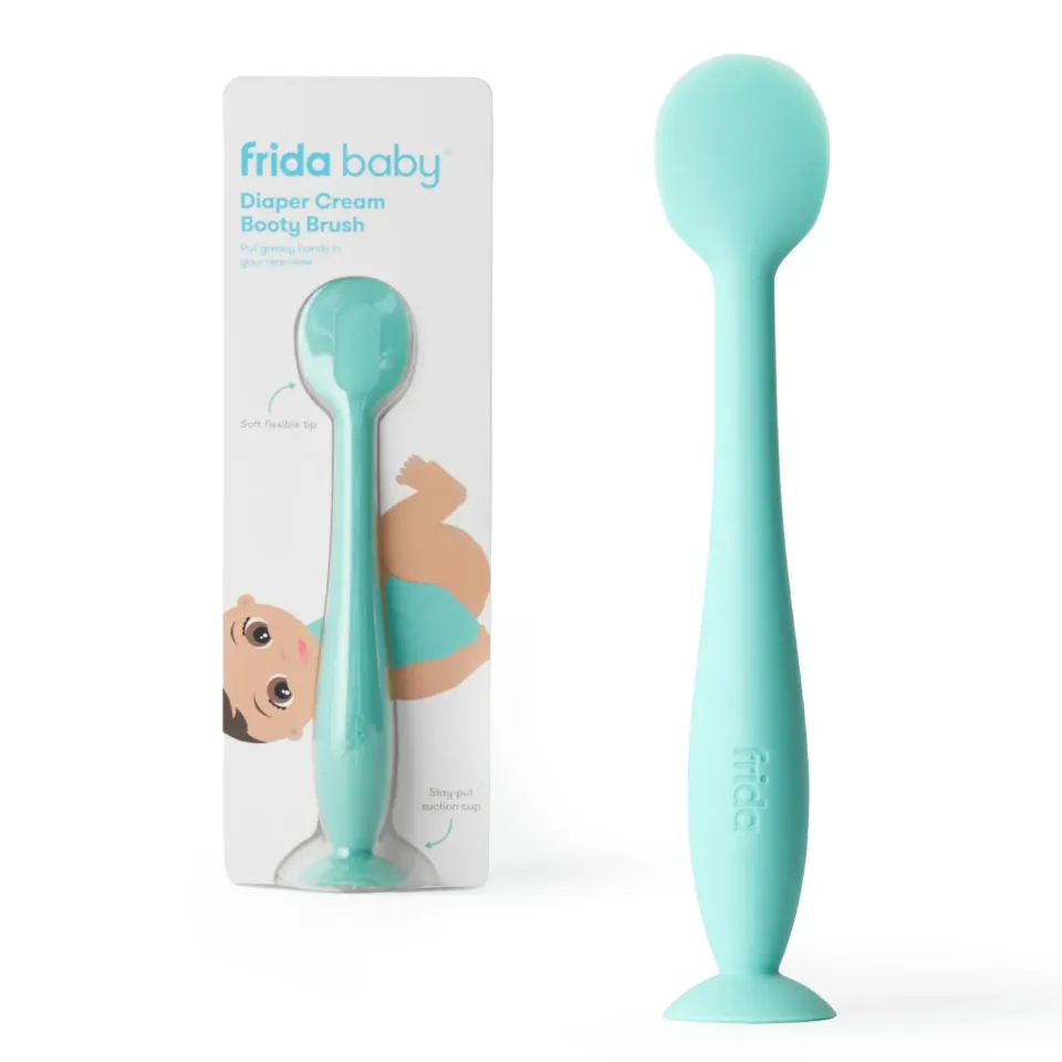 Frida Baby Diaper Cream Booty Brush Cremespatel Silikon