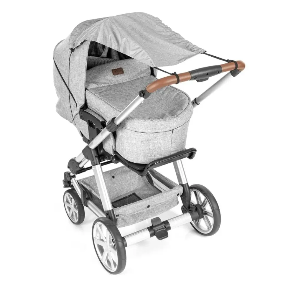 Reer ShineSafe Sonnensegel Kinderwagen grau UPF 50+