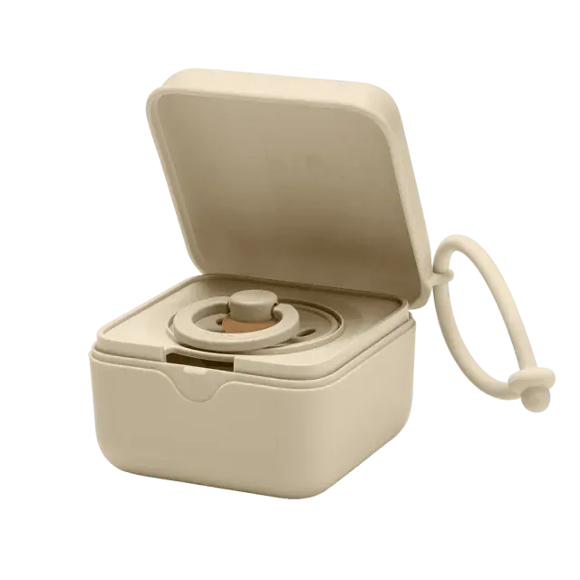 BIBS Pacifier Box Schnullerdose Vanilla Sterilisatorbox
