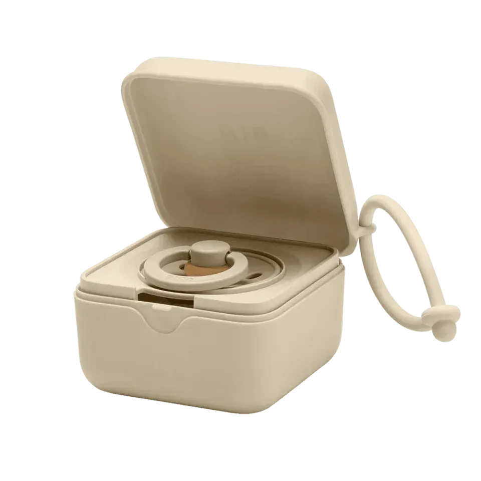 BIBS Pacifier Box Schnullerdose Vanilla Sterilisatorbox