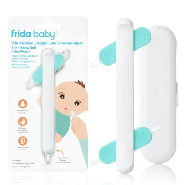 Frida Baby 3-in-1 Reiniger Pflegeset 4 Aufsätze sanft