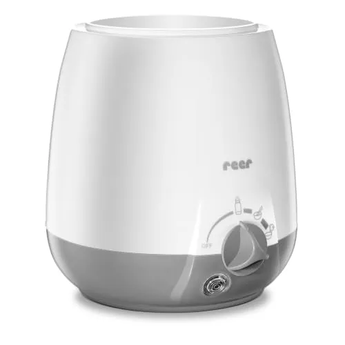reer Simply Hot Flaschenwärmer Weiß Grau Wasserbad