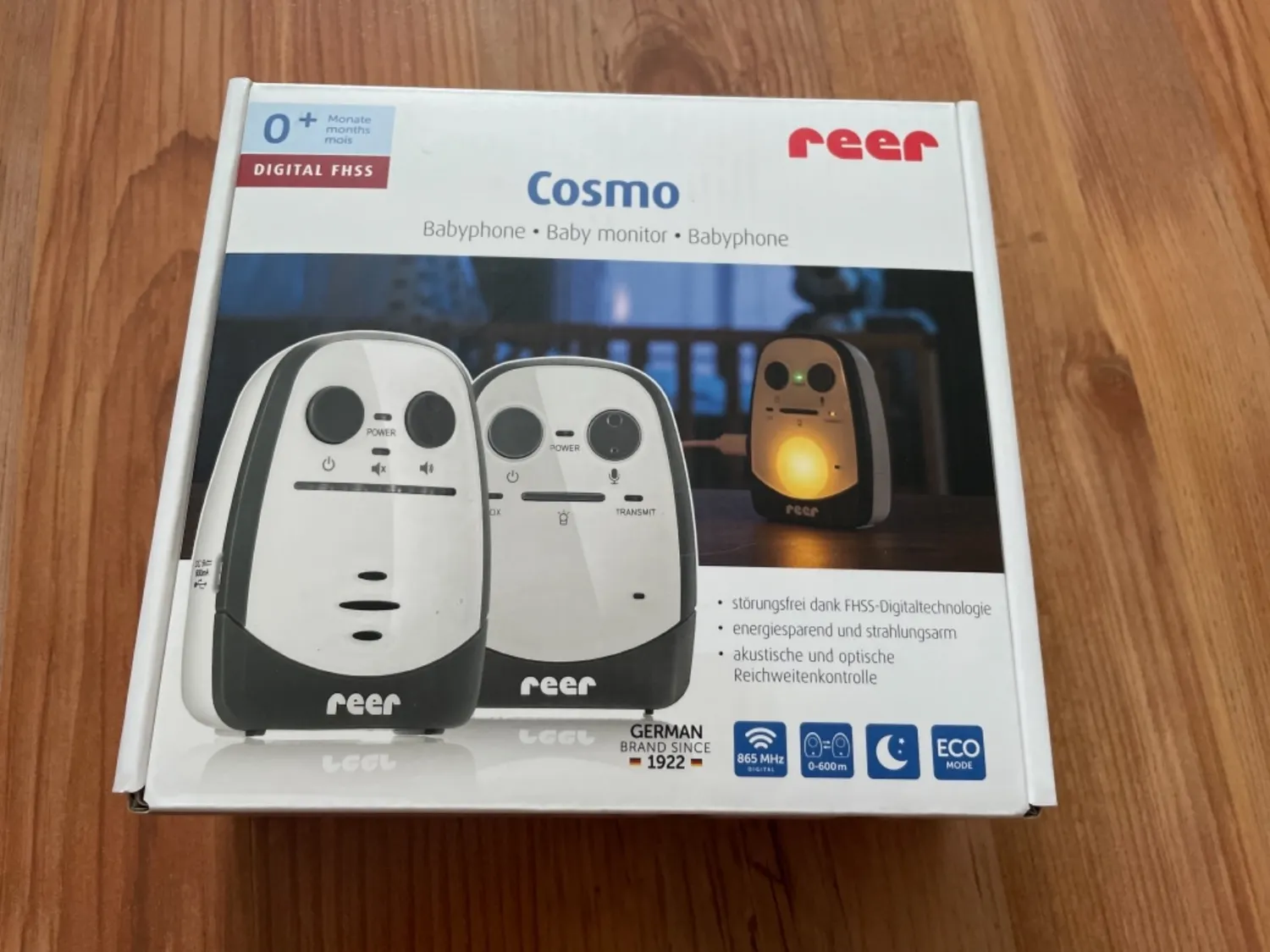 Reer Cosmo 50150 Babyphone Gegensprechfunktion 600 m weiß