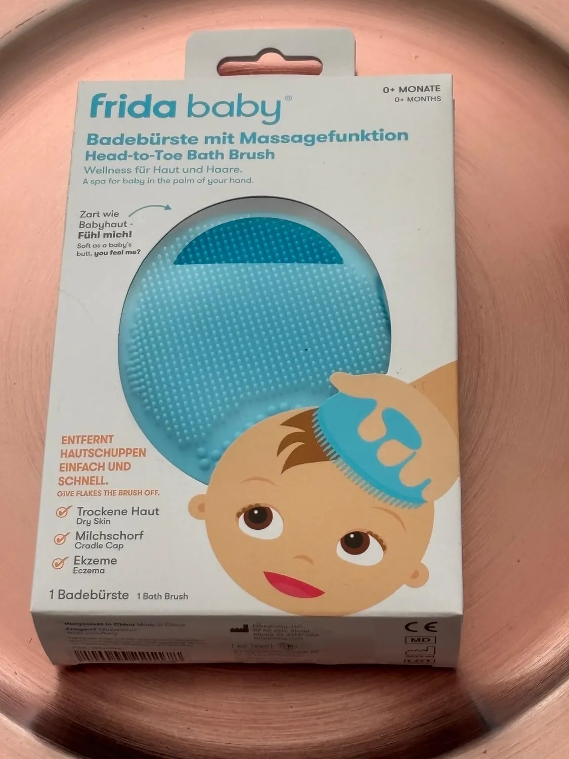 Frida DermaFrida Silikon-Badebürste Baby Silikon