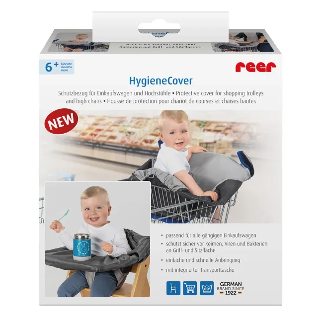 reer HygieneCover 85031 Schutzbezug Grau Waschbar